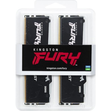 Kingston Fury Beast RGB DDR5 64GB RAM με 2x32GB Modules και Ταχύτητα 5200 για Desktop