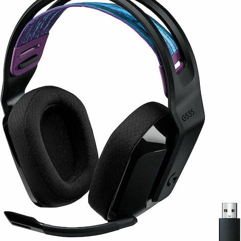 Logitech G535 Ασύρματο Over Ear Gaming Headset με σύνδεση USB