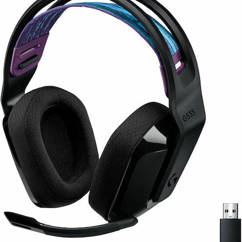 Logitech G535 Ασύρματο Over Ear Gaming Headset με σύνδεση USB