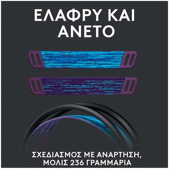 Logitech G535 Ασύρματο Over Ear Gaming Headset με σύνδεση USB