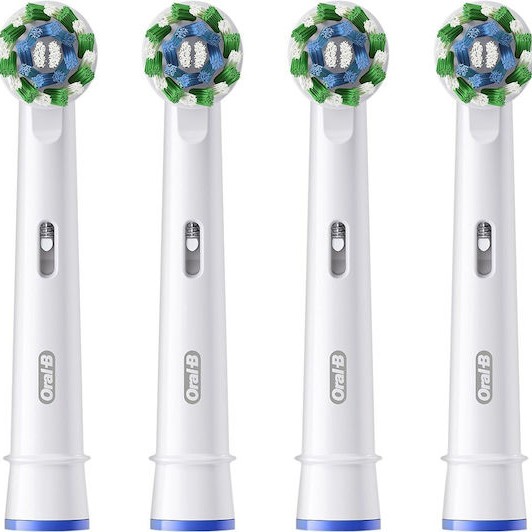 Oral-B Pro CrossAction Ανταλλακτικές Κεφαλές για Ηλεκτρική Οδοντόβουρτσα 860380 4τμχ