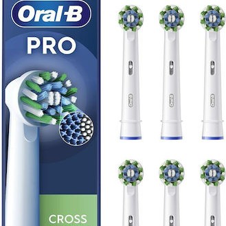 Oral-B Pro CrossAction Ανταλλακτικές Κεφαλές για Ηλεκτρική Οδοντόβουρτσα 860373 6τμχ
