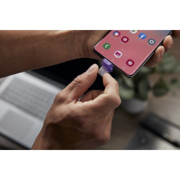 Kingston DataTraveler MicroDuo 3C 64GB USB 3.1 Stick με σύνδεση USB-A & USB-C Μωβ