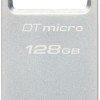 Kingston DataTraveler Micro Gen2 128GB USB 3.2 Stick Ασημί
