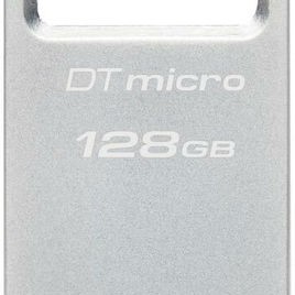 Kingston DataTraveler Micro Gen2 128GB USB 3.2 Stick Ασημί