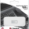 Kingston DataTraveler Micro Gen2 128GB USB 3.2 Stick Ασημί