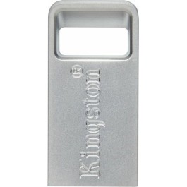 Kingston DataTraveler Micro Gen2 128GB USB 3.2 Stick Ασημί