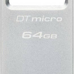 Kingston DataTraveler Micro Gen2 64GB USB 3.2 Stick Ασημί