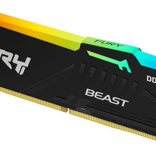 Kingston Fury Beast RGB DDR5 με Module 1x32GB και Ταχύτητα 5200 για Desktop