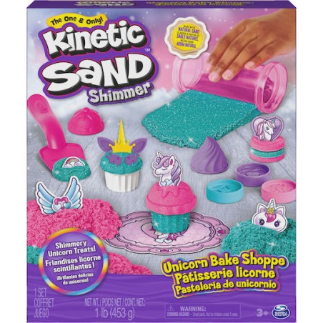 Spin Master Παιχνίδι Κατασκευών με Άμμο Kinetic Sand Unicorn Bake Shoppe για Παιδιά 3+ Ετών