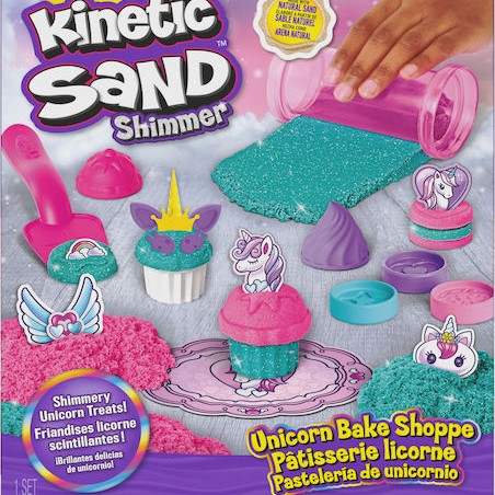 Spin Master Παιχνίδι Κατασκευών με Άμμο Kinetic Sand Unicorn Bake Shoppe για Παιδιά 3+ Ετών