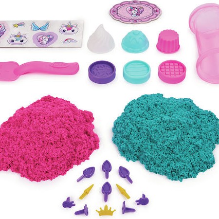 Spin Master Παιχνίδι Κατασκευών με Άμμο Kinetic Sand Unicorn Bake Shoppe για Παιδιά 3+ Ετών
