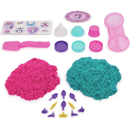 Spin Master Παιχνίδι Κατασκευών με Άμμο Kinetic Sand Unicorn Bake Shoppe για Παιδιά 3+ Ετών