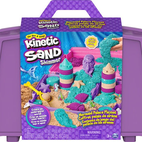 Spin Master Παιχνίδι Κατασκευών με Άμμο Mermaid Palace για Παιδιά 3+ Ετών