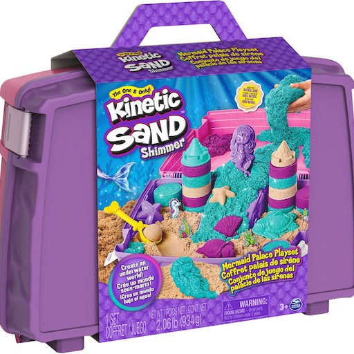 Spin Master Παιχνίδι Κατασκευών με Άμμο Mermaid Palace για Παιδιά 3+ Ετών