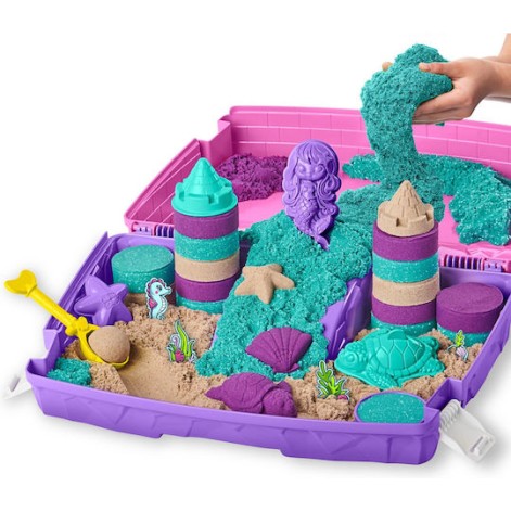Spin Master Παιχνίδι Κατασκευών με Άμμο Mermaid Palace για Παιδιά 3+ Ετών