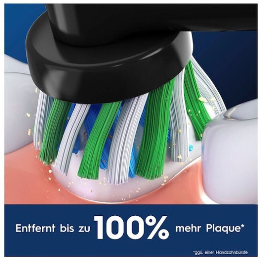 Oral-B Pro CrossAction Ανταλλακτικές Κεφαλές για Ηλεκτρική Οδοντόβουρτσα Black 860229 6τμχ