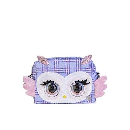 Spin Master Owl Παιδικό Πορτοφόλι με Φερμουάρ Μωβ