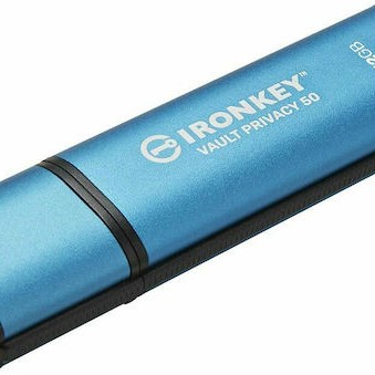 Kingston IronKey Vault Privacy 50 32GB USB 3.2 Stick Μπλε