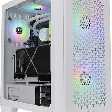 Thermaltake View 300 MX Gaming Midi Tower Κουτί Υπολογιστή με Πλαϊνό Παράθυρο Snow