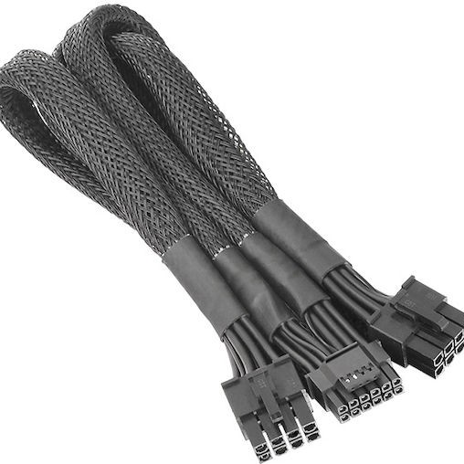 Thermaltake 8-Pin PCIe - 12+4pin 12VHPWR Cable 0.6m Μαύρο AC-063-CN1NAN-A1