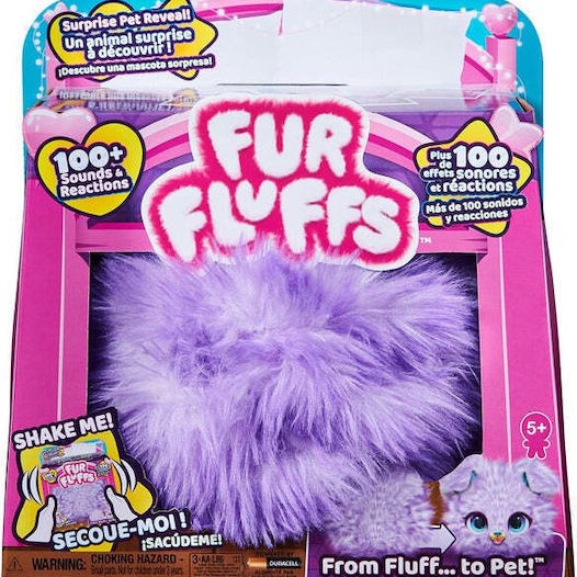 Spin Master Λούτρινο Σκυλάκι FurFluffs μωβ για 3+ Ετών