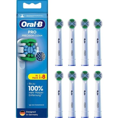 Oral-B Pro Precision Clean Ανταλλακτικές Κεφαλές για Ηλεκτρική Οδοντόβουρτσα BRA-861073 8τμχ