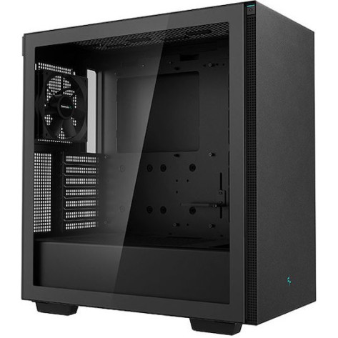 Deepcool CH510 Gaming Midi Tower Κουτί Υπολογιστή με Πλαϊνό Παράθυρο Μαύρο
