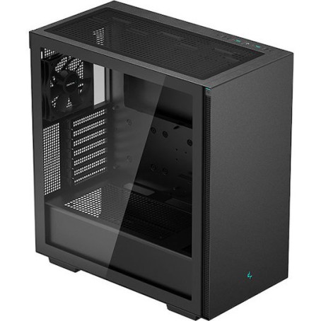 Deepcool CH510 Gaming Midi Tower Κουτί Υπολογιστή με Πλαϊνό Παράθυρο Μαύρο