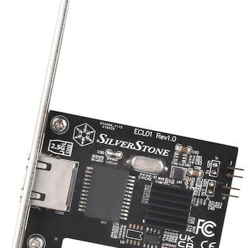 Silverstone Ενσύρματη Κάρτα Δικτύου Gigabit (2.5Gbps) Ethernet PCI-e