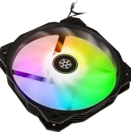 Silverstone Shark Force 160 ARGB Case Fan με Σύνδεση 4-Pin PWM