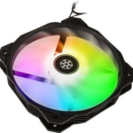 Silverstone Shark Force 160 ARGB Case Fan με Σύνδεση 4-Pin PWM