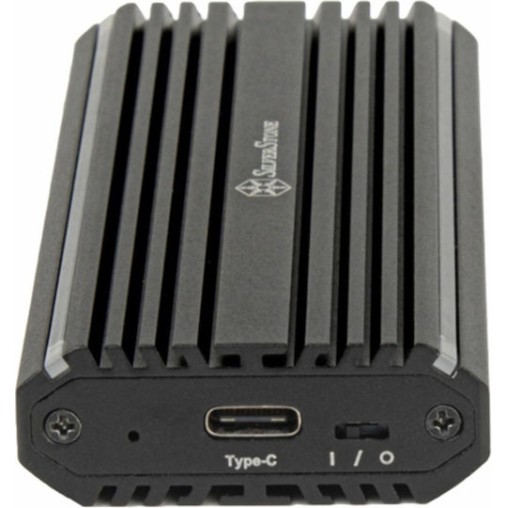 Silverstone Θήκη για Σκληρό Δίσκο M.2 PCI Express / SATA III NVME με σύνδεση Type-C