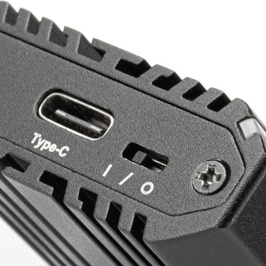 Silverstone Θήκη για Σκληρό Δίσκο M.2 PCI Express / SATA III NVME με σύνδεση Type-C