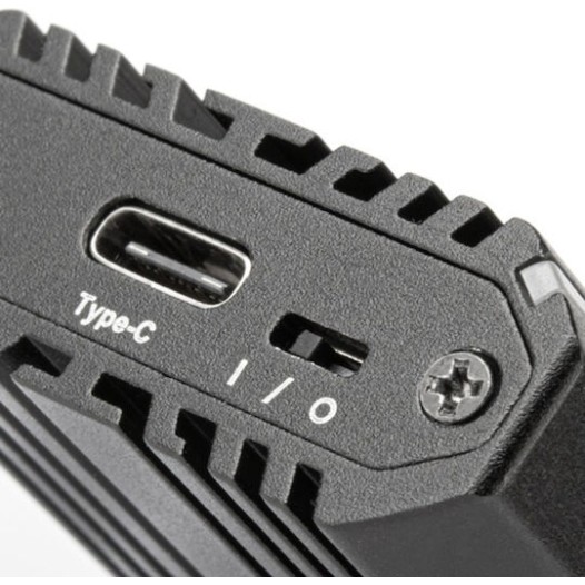 Silverstone Θήκη για Σκληρό Δίσκο M.2 PCI Express / SATA III NVME με σύνδεση Type-C