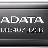 Adata Ur340 32GB USB 2.0 Stick Μαύρο