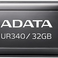 Adata Ur340 32GB USB 2.0 Stick Μαύρο