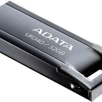 Adata Ur340 32GB USB 2.0 Stick Μαύρο