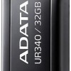 Adata Ur340 32GB USB 2.0 Stick Μαύρο