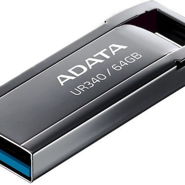 Adata Ur340 64GB USB 2.0 Stick Μαύρο