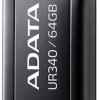 Adata Ur340 64GB USB 2.0 Stick Μαύρο