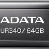 Adata Ur340 64GB USB 2.0 Stick Μαύρο