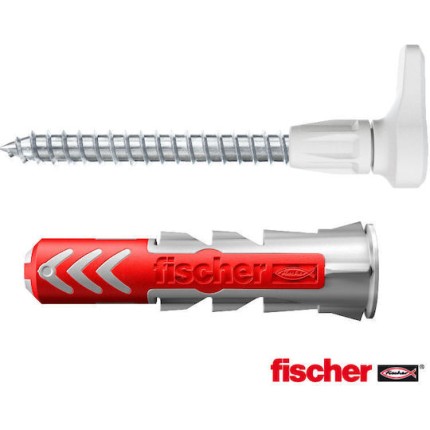 Fischer 557916 Γωνια Βύσμα Ναιλον Easyhook Duopower 6x30 6τεμ