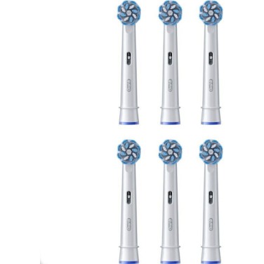 Oral-B Pro Sensitive Clean Ανταλλακτικές Κεφαλές για Ηλεκτρική Οδοντόβουρτσα BRA-860717 6τμχ