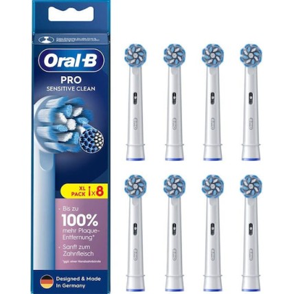 Oral-B Pro Sensitive Clean Ανταλλακτικές Κεφαλές για Ηλεκτρική Οδοντόβουρτσα BRA-860649 8τμχ