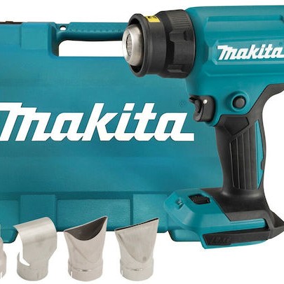 Makita Πιστόλι Θερμού Αέρα 18V Solo με Ρύθμιση Θερμοκρασίας εως και 550°C
