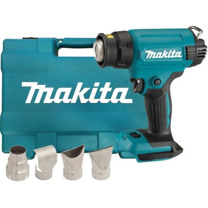 Makita Πιστόλι Θερμού Αέρα 18V Solo με Ρύθμιση Θερμοκρασίας εως και 550°C
