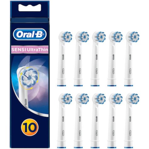 Oral-B Pro Sensitive Clean Ανταλλακτικές Κεφαλές για Ηλεκτρική Οδοντόβουρτσα BRA-860601 10τμχ