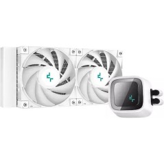 Deepcool LS520 Υδρόψυξη Επεξεργαστή Διπλού Ανεμιστήρα 120mm για Socket AM4/AM5/1700/1200/115x με ARGB Φωτισμό Λευκή