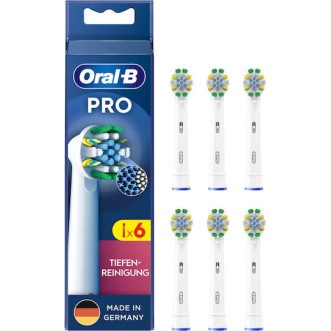 Oral-B Pro Deep Cleaning Ανταλλακτικές Κεφαλές για Ηλεκτρική Οδοντόβουρτσα 860793 6τμχ